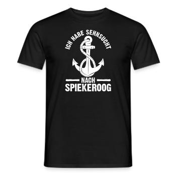 Spiekeroog Norddeutschland Ostfriesische Inseln G - Männer T-Shirt - Schwarz - Vorne - AI Model Male 178 light (178cm)