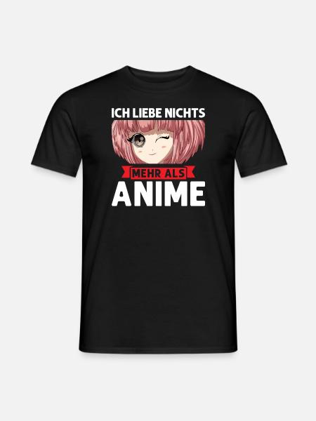 Otaku Japan Anime Merch Anime Merch Geschenk - Männer T-Shirt - Schwarz