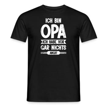 Opas Opa Opas Geschenk - Männer T-Shirt - Schwarz - Vorne - AI Model Male 178 light (178cm)