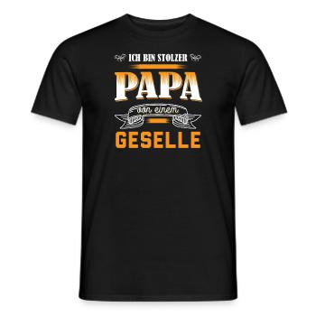 Geselle 2023 Geselle Geselle bestanden Geschenk - Männer T-Shirt - Schwarz - Vorne - AI Model Male 178 light (178cm)