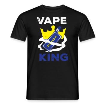 e-cigarettes e-shisha smoking vaping - Men's T-Shirt - black - Front - AI Model Male 178 light (178cm)