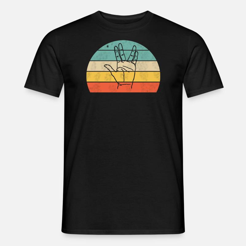 Nerd Grüß - Männer T-Shirt - Schwarz