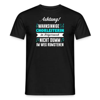 Chorleiterin Beruf Chorleitung Geschenk - Männer T-Shirt - Schwarz - Vorne - AI Model Male 178 light (178cm)