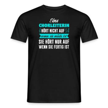 Chorleiterin Beruf Musiker Geschenk - Männer T-Shirt - Schwarz - Vorne - AI Model Male 178 light (178cm)