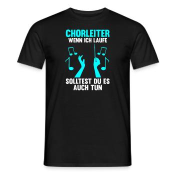 Chorleiter Beruf Chor Geschenk - Männer T-Shirt - Schwarz - Vorne - AI Model Male 178 light (178cm)
