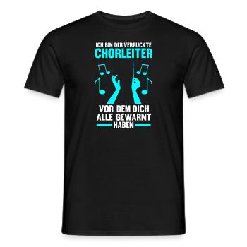 Chorleiter Beruf Chorsänger Geschenk - Männer T-Shirt - Schwarz - Vorne - AI Model Male 178 light (178cm)