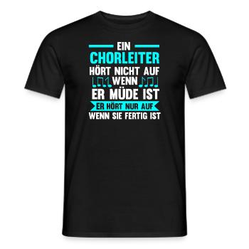 Chorleiter Beruf Chorleitung Geschenk - Männer T-Shirt - Schwarz - Vorne - AI Model Male 178 light (178cm)