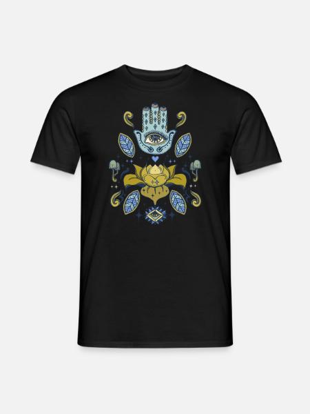 Fatima's Lotus - Men's T-Shirt - black