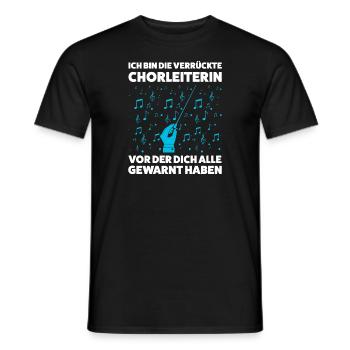Chorleiterin Beruf Chorleitung Geschenk - Männer T-Shirt - Schwarz - Vorne - AI Model Male 178 light (178cm)