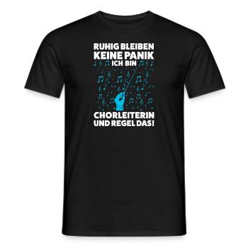 Chorleiterin Beruf Musiker Geschenk - Männer T-Shirt - Schwarz - Vorne - AI Model Male 178 light (178cm)