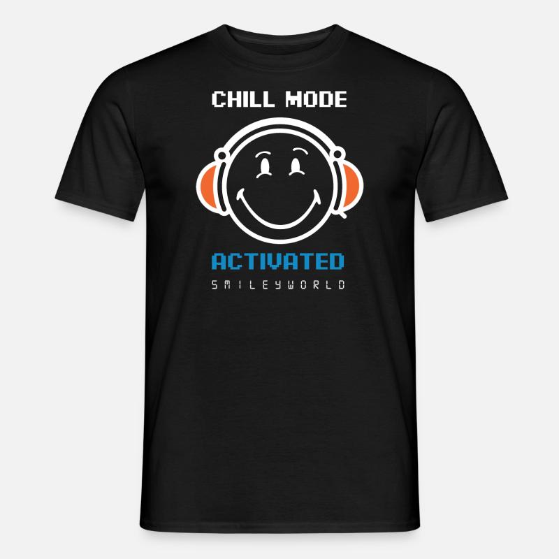 SmileyWorld Chill Mode Activated - T-shirt homme - noir