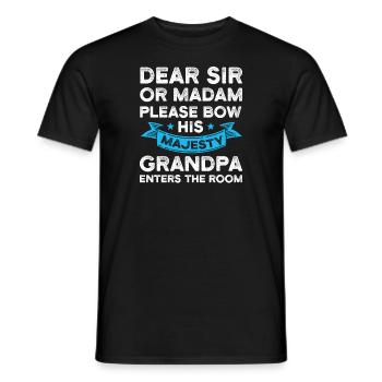 Großvater Großvater Großvater Geschenk - Männer T-Shirt - Schwarz - Vorne - AI Model Male 178 light (178cm)
