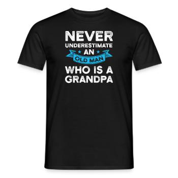Großvater Großvater Großvater Geschenk - Männer T-Shirt - Schwarz - Vorne - AI Model Male 178 light (178cm)