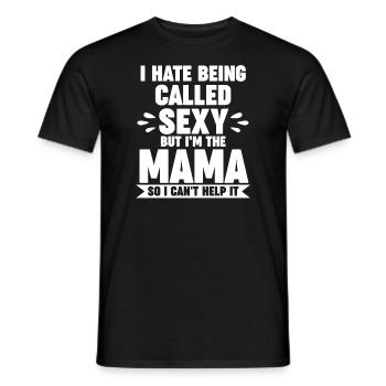 Mama Oma Oma Geschenk - Männer T-Shirt - Schwarz - Vorne - AI Model Male 178 light (178cm)