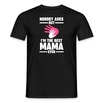 Mama Oma Oma Geschenk - Männer T-Shirt - Schwarz - Vorne - AI Model Male 178 light (178cm)