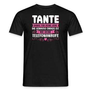 Tante Familie Lieblingstante Geschenk - Männer T-Shirt - Schwarz - Vorne - AI Model Male 178 light (178cm)