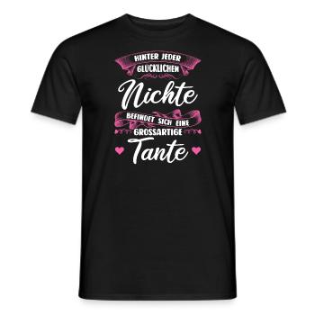Tante Familie Lieblingstante Geschenk - Männer T-Shirt - Schwarz - Vorne - AI Model Male 178 light (178cm)