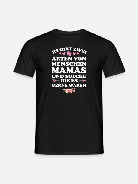 Mutter Mama Mütter Geschenk - Männer T-Shirt - Schwarz
