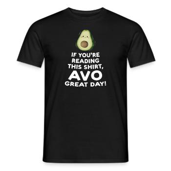 Avocados Avocado Avocado-Liebhaber Geschenk - Männer T-Shirt - Schwarz - Vorne - AI Model Male 178 light (178cm)