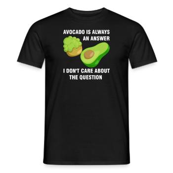 Avocados Avocado Avocado-Liebhaber Geschenk - Männer T-Shirt - Schwarz - Vorne - AI Model Male 178 light (178cm)