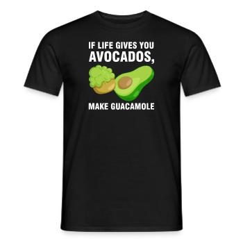 Avocados Avocado Avocado-Liebhaber Geschenk - Männer T-Shirt - Schwarz - Vorne - AI Model Male 178 light (178cm)