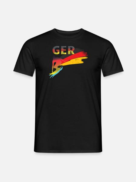 Germany Surfing - Men's T-Shirt - black