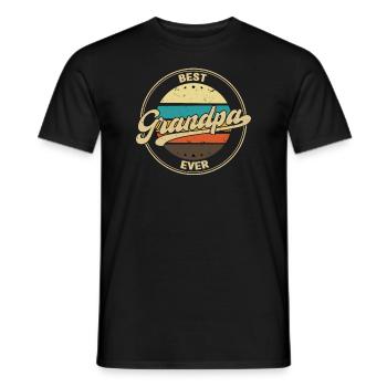 grandfather Grandpa grandad Geschenk - Männer T-Shirt - Schwarz - Vorne - AI Model Male 178 light (178cm)