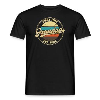 grandfather Grandpa grandad Geschenk - Männer T-Shirt - Schwarz - Vorne - AI Model Male 178 light (178cm)