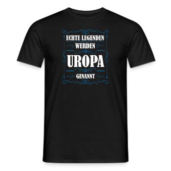Uropa Familie Urgroßvater Geschenk - Männer T-Shirt - Schwarz - Vorne - AI Model Male 178 light (178cm)