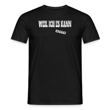 Lustiger Spruch Nerd für Schüler - Männer T-Shirt - Schwarz - Vorne - AI Model Male 178 light (178cm)