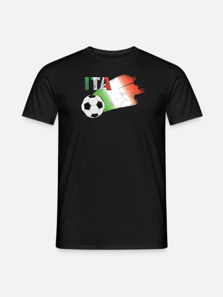 Flag Italy - Men's T-Shirt - black