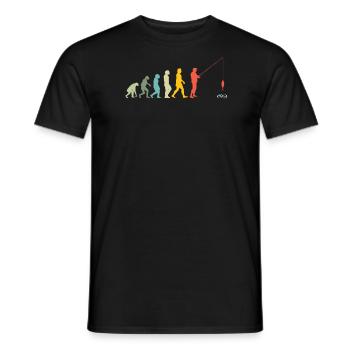 Angler Gift Idea Hobby Fishing - Men's T-Shirt - black - Front - AI Model Male 178 light (178cm)
