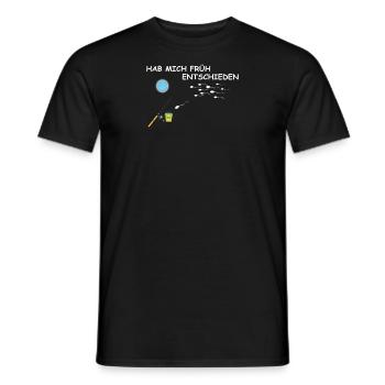 Angler Geschenkidee Hobby Angeln - Männer T-Shirt - Schwarz - Vorne - AI Model Male 178 light (178cm)