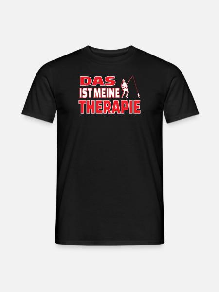 Angler Geschenkidee Hobby Angeln - Männer T-Shirt - Schwarz