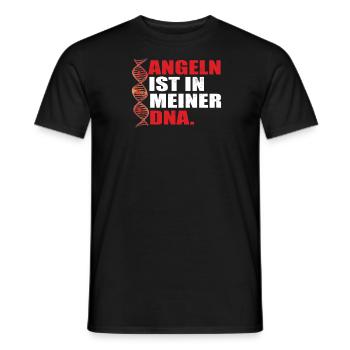 Angler Geschenkidee Hobby Angeln - Männer T-Shirt - Schwarz - Vorne - AI Model Male 178 light (178cm)