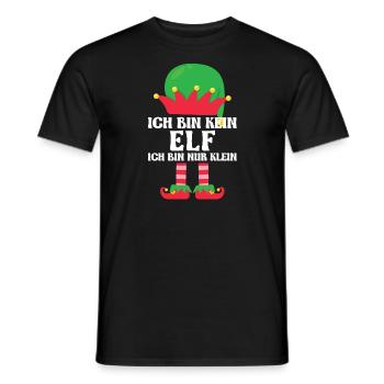 Weihnachten Elf Weihnachten Elf Geschenk - Männer T-Shirt - Schwarz - Vorne - AI Model Male 178 light (178cm)