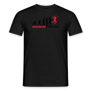 Badminton Spieler Geschenkidee Design - Männer T-Shirt - Schwarz - Vorne - AI Model Male 178 light (178cm)