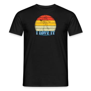 Badminton Spieler Geschenkidee Design - Männer T-Shirt - Schwarz - Vorne - AI Model Male 178 light (178cm)