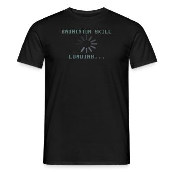 Badminton Idée cadeau Sport Design - T-shirt homme - noir - Devant - AI Model Male 178 light (178cm)