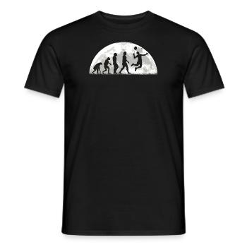 Badminton Geschenkidee Sport Design - Männer T-Shirt - Schwarz - Vorne - AI Model Male 178 light (178cm)