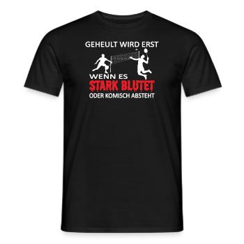 Badminton Geschenkidee Sport Design - Männer T-Shirt - Schwarz - Vorne - AI Model Male 178 light (178cm)