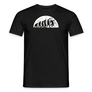 Badminton Idée cadeau Sport Design - T-shirt homme - noir - Devant - AI Model Male 178 light (178cm)