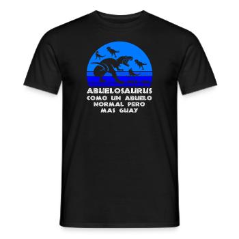 Opa Dinosaur Großvater Geschenk - Männer T-Shirt - Schwarz - Vorne - AI Model Male 178 light (178cm)