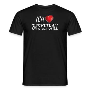 Basketball Geschenkidee Sport Design - Männer T-Shirt - Schwarz - Vorne - AI Model Male 178 light (178cm)