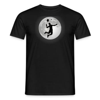 Badminton Idée cadeau Sport Design - T-shirt homme - noir - Devant - AI Model Male 178 light (178cm)