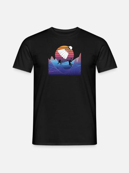 Badminton Geschenkidee Sport Design - Männer T-Shirt - Schwarz