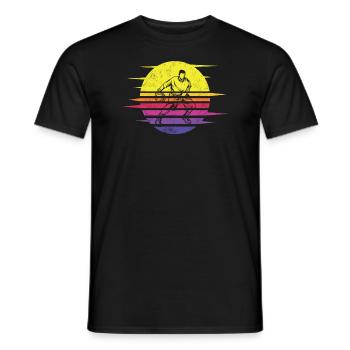 Basketball Idée cadeau Sport Design - T-shirt homme - noir - Devant - AI Model Male 178 light (178cm)