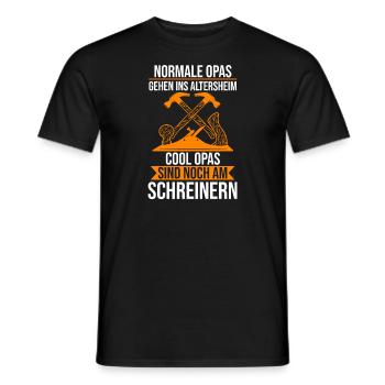 Tischler Schreiner Job Geschenk - Männer T-Shirt - Schwarz - Vorne - AI Model Male 178 light (178cm)