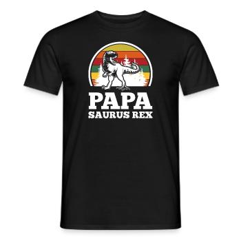 Vater Papa Vätern Geschenk - Männer T-Shirt - Schwarz - Vorne - AI Model Male 178 light (178cm)