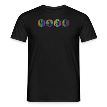 Basketball Geschenkidee Sport Design - Männer T-Shirt - Schwarz - Vorne - AI Model Male 178 light (178cm)